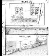 Grantsburg, Danbury, Florence Park, Yellow Lake - Right, Burnett County 1915 Microfilm